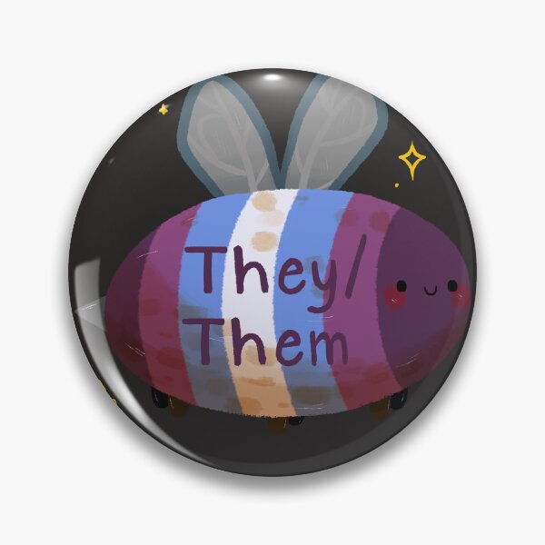 Item preview, Gender Non-Conforming they/them Bee designed and sold by Smoltsuki.