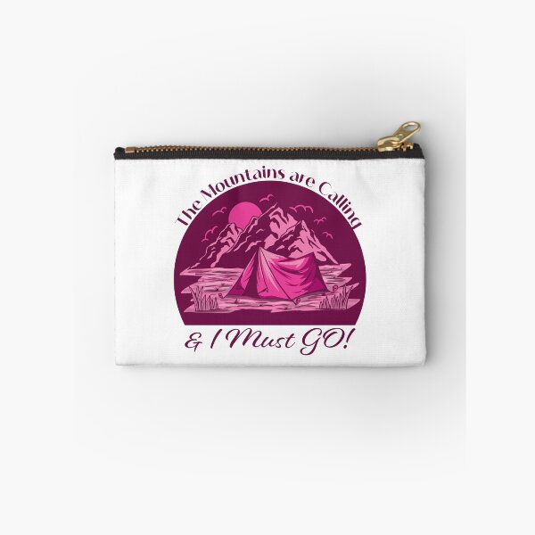 Item preview,  The Mountains are Calling & I must go - Pink designed and sold by Unaiza Khalid.