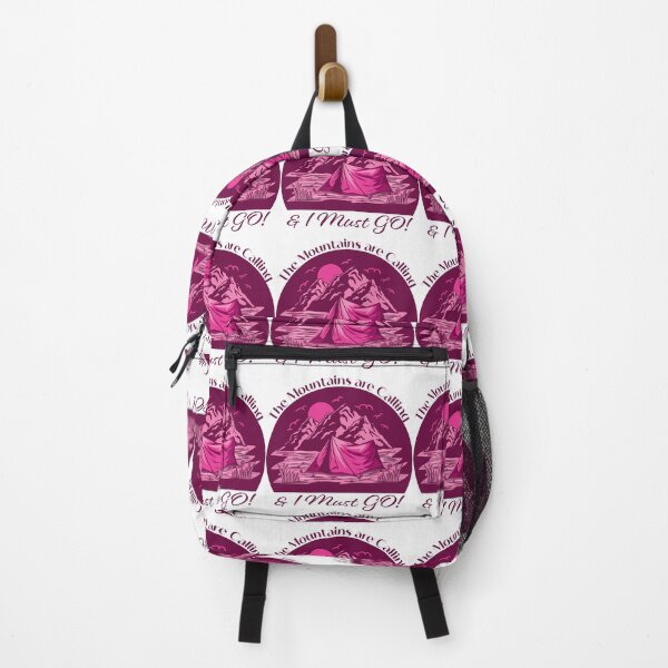 Item preview, The Mountains are Calling & I must go - Pink designed and sold by Unaiza Khalid.