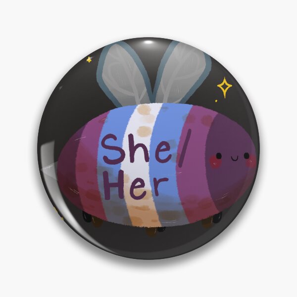 Item preview, Gender Non-Conforming she/her Bee designed and sold by Smoltsuki.