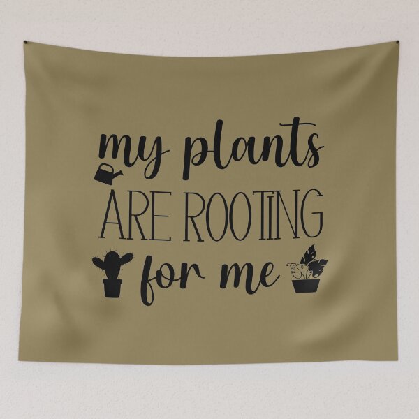 Item preview, My Plants Are Rooting For Me, Funny Gardening gift designed and sold by ZANKELLO.