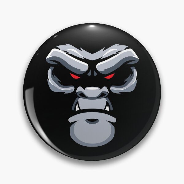 Item preview, angry gorilla face. cartoonic gorilla face. gorilla shirt and sticker designed and sold by haideralibhai.