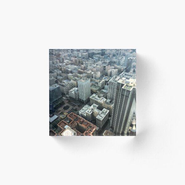 Downtown Los Angeles 1/1/17 #1 Acrylic Block