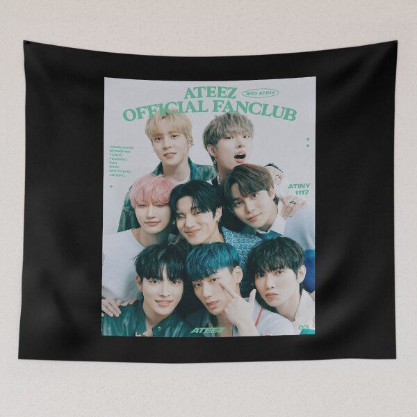 Item preview, Special Present Purple Ateez Fanclub Poster Vintage Photograp designed and sold by JadeMckay083.