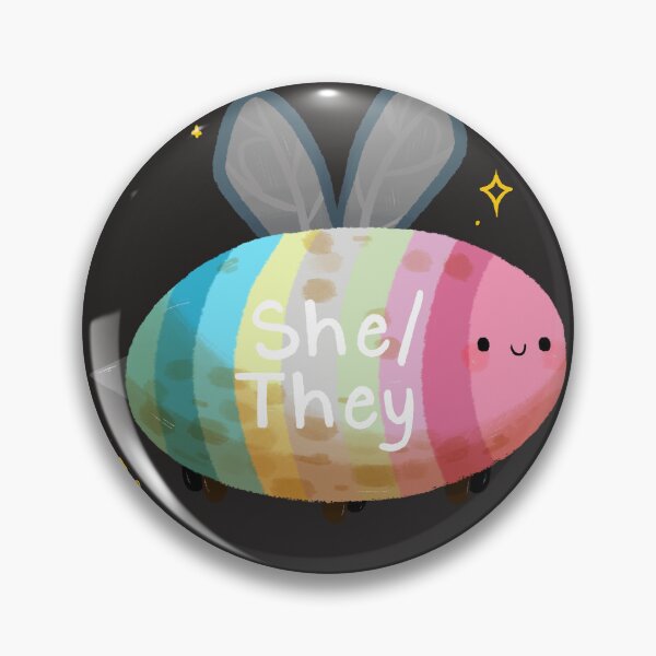 Item preview, Gender Questioning she/they Bee designed and sold by Smoltsuki.