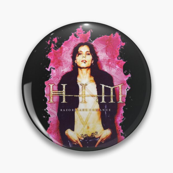 Item preview, Him band tee razorblade romance cover heartagram him logo designed and sold by BrianLevno6.