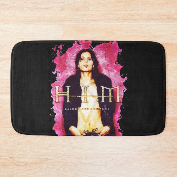 Item preview, Him band tee razorblade romance cover heartagram him logo designed and sold by BrianLevno6.