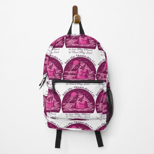 Item preview, Into The Mountains I go to lose my mind & find my soul - Pink designed and sold by Unaiza Khalid.