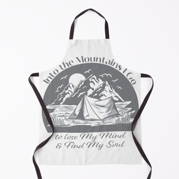 Item preview, Into The Mountains I go to lose my mind & find my soul - Gray designed and sold by Unaiza Khalid.
