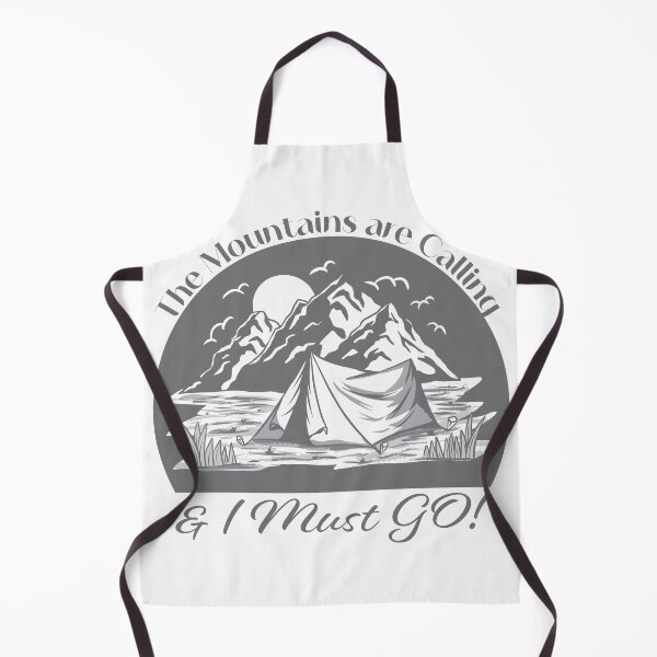 Item preview, The Mountains are Calling & I must go - Gray designed and sold by Unaiza Khalid.
