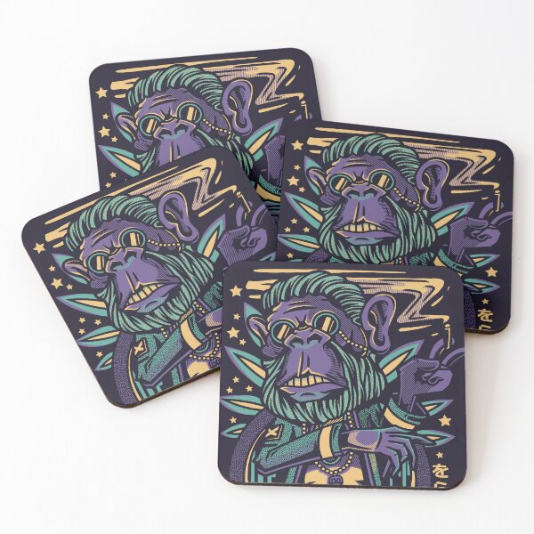 Item preview, Chillin - Calm Monkey Smoking Marijuanas designed and sold by The Patootoos.