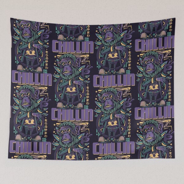 Item preview, Chillin - Calm Monkey Smoking Marijuanas designed and sold by The Patootoos.