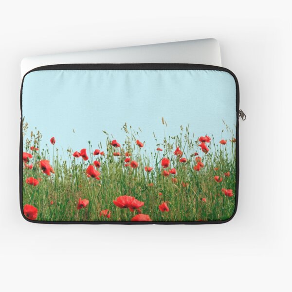Item preview, Vibrant Red Poppies Green Grass Blue Sky designed and sold by Jaydee001.