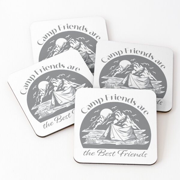 Item preview, Camp Friends are the Best Friends - Gray Mountains designed and sold by Unaiza Khalid.