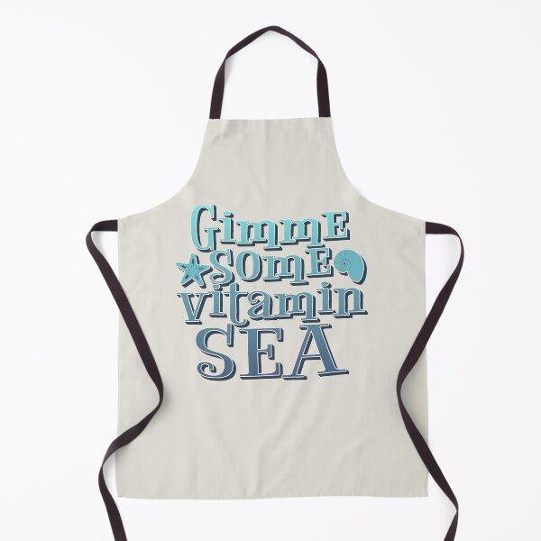 Item preview, Gimme Some Vitamin Sea Blue Ombre Shadow Text Fun Summer Ocean Text Design designed and sold by TrulyEpoque.
