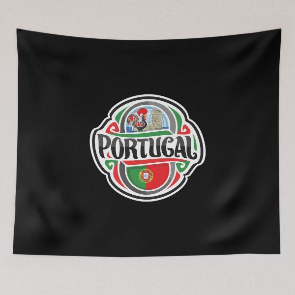 Item preview, Portugal Flag Travel Souvenir Sticker Logo Badge designed and sold by TeeHome.