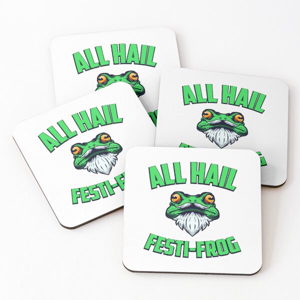 Item preview, ALL HAIL FESTI-FROG music festival saviour! designed and sold by w1ckerman.