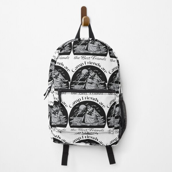 Item preview, Camp Friends are the Best Friends - Black designed and sold by Unaiza Khalid.