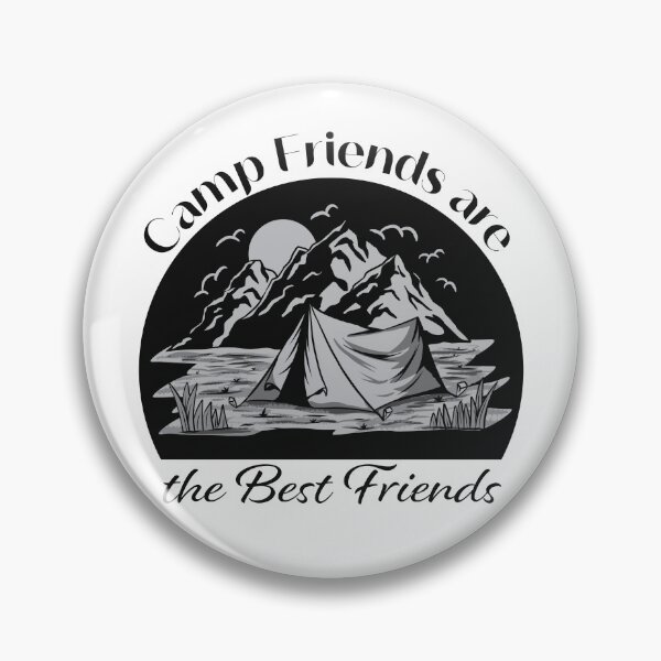 Item preview, Camp Friends are the Best Friends - Black designed and sold by Unaiza Khalid.