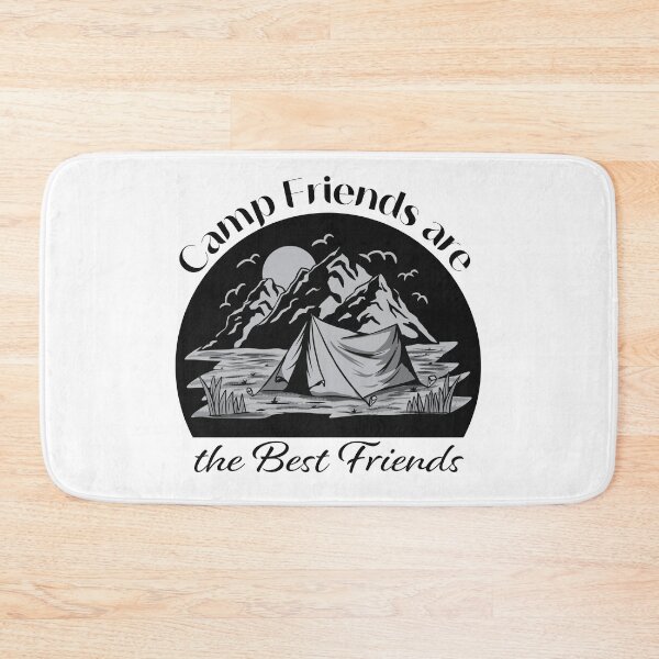 Item preview, Camp Friends are the Best Friends - Black designed and sold by Unaiza Khalid.