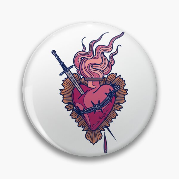 Item preview, Sacred heart. Anne Hepburn designed and sold by AnaHepburn.