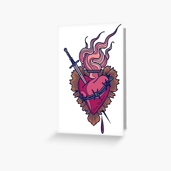 Item preview, Sacred heart. Anne Hepburn designed and sold by AnaHepburn.