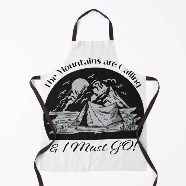Item preview, The Mountains are Calling & I must go - Black designed and sold by Unaiza Khalid.