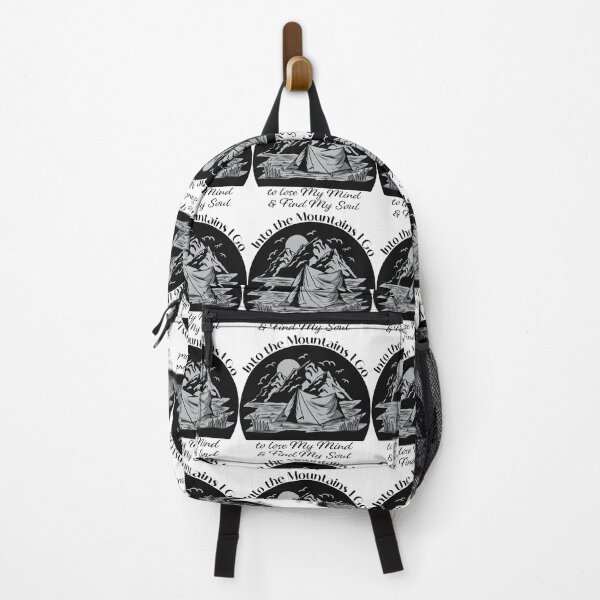 Item preview, Into The Mountains I go to lose my mind & find my soul - Black designed and sold by Unaiza Khalid.