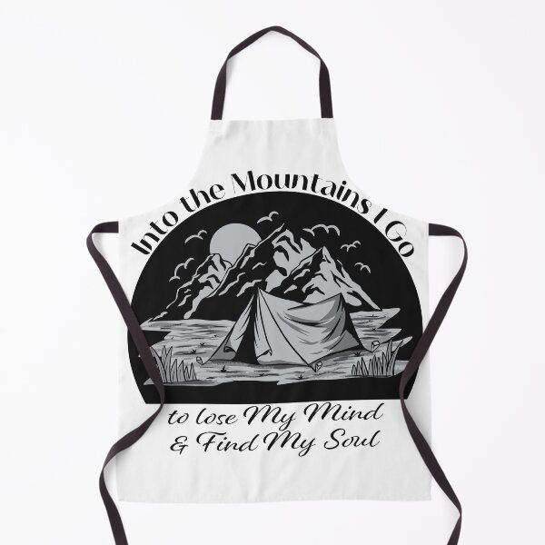 Item preview, Into The Mountains I go to lose my mind & find my soul - Black designed and sold by Unaiza Khalid.