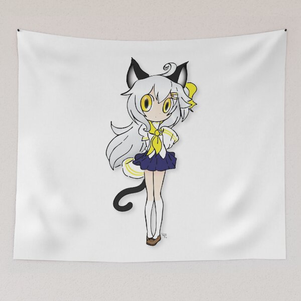 Item preview, Chibi Neko At School designed and sold by chibi-neko.
