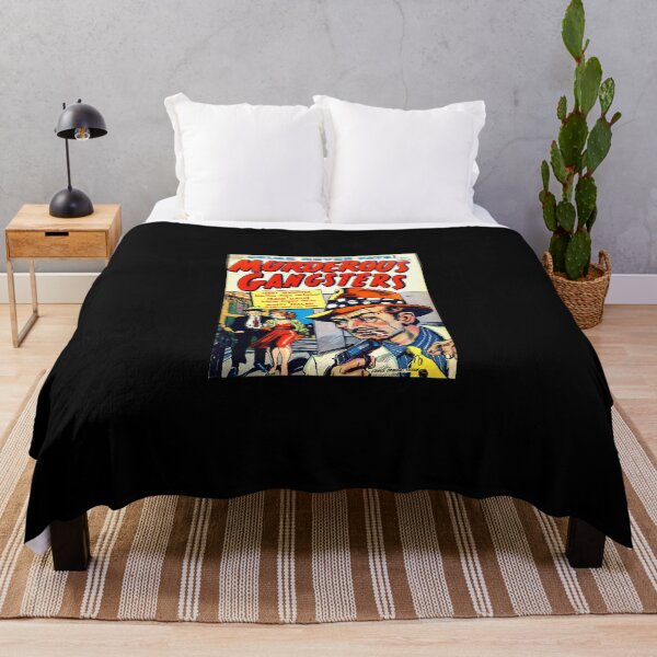 Item preview, Murderous Gangsters 4 Vintage Retro Crime Drama Comic Book Cover Lightweight Hoodie designed and sold by lelaalicesr.