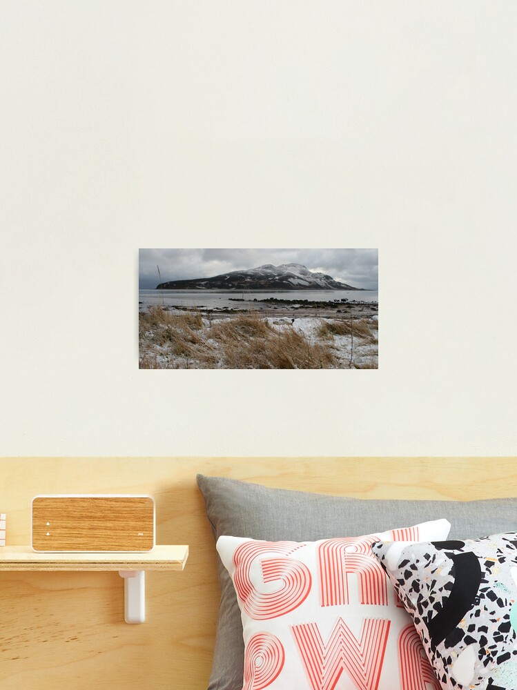 Thumbnail 2 of 3, Photographic Print, Holy Isle in winter designed and sold by orcadia.