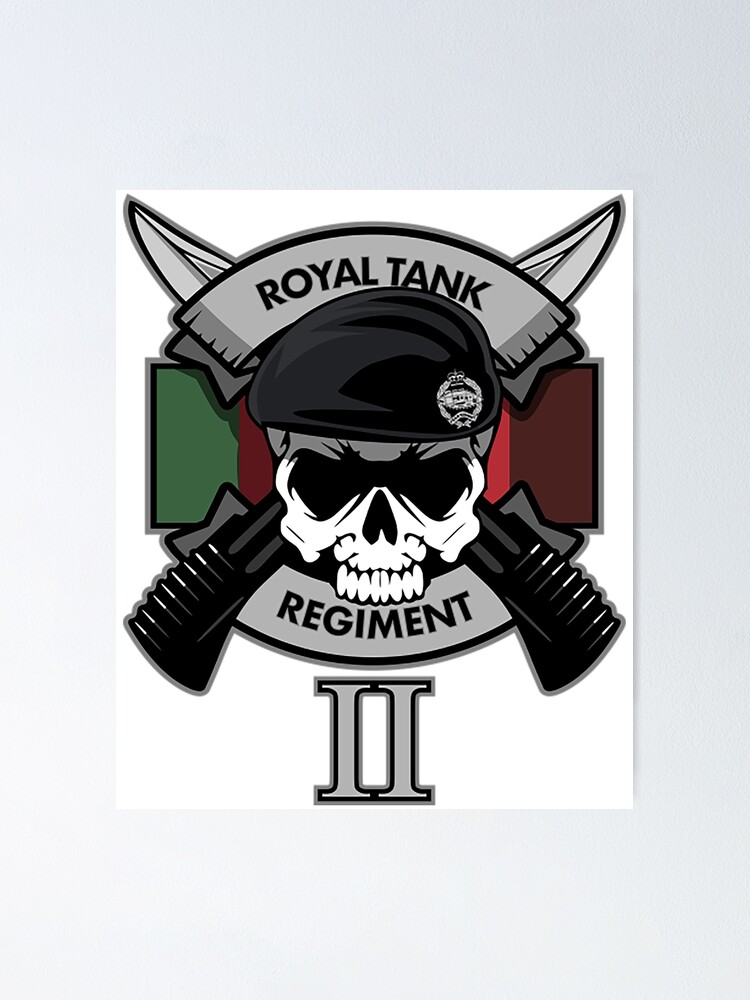 "1 Royal Tank Regiment TShirt2nd Royal Tank Regiment (Front & Back