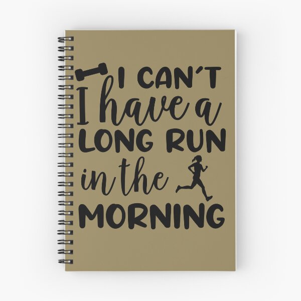 Item preview, I Can't I Have A Long Run In The Morning Funny Running Gift for Women designed and sold by ZANKELLO.