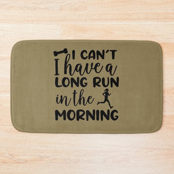 Item preview, I Can't I Have A Long Run In The Morning Funny Running Gift for Women designed and sold by ZANKELLO.