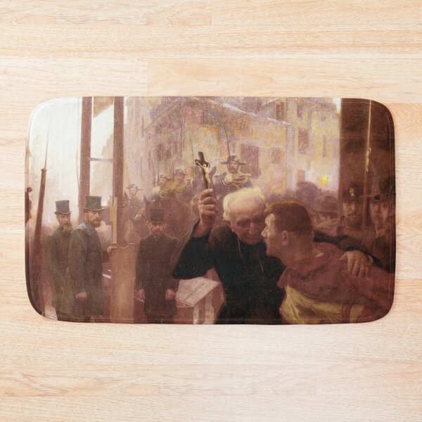 Item preview, The Guillotine in France vintage painting  L Expiation - Emile Friant designed and sold by Vintage Designs +.