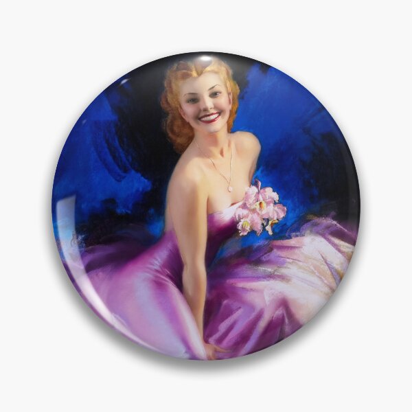 Item preview, Satin Rose by Rolf Armstrong Remastered Vintage Art Xzendor7 Reproduction designed and sold by Xzendor7 Digital Art Creations.
