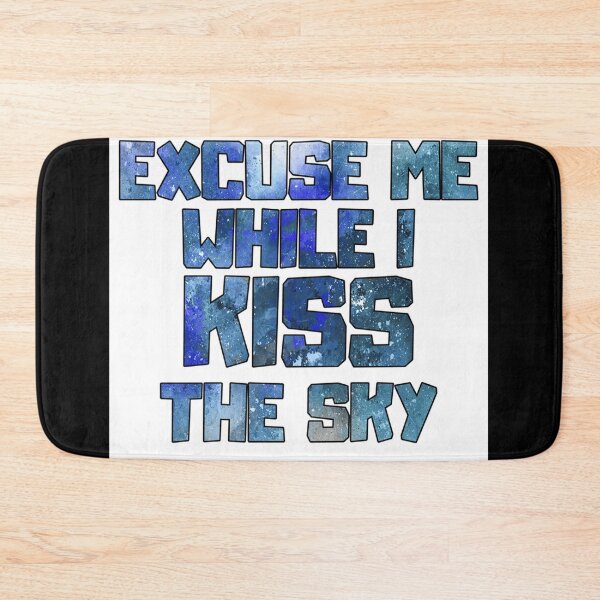 Item preview, Excuse me while i kiss the sky Poster designed and sold by ishaklav3.