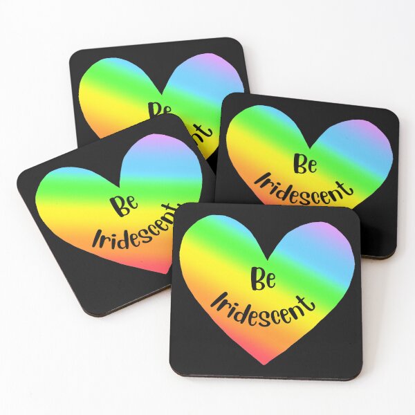 Item preview, Be Iridescent. Colourful Fun Positive Design designed and sold by Artomobiles.