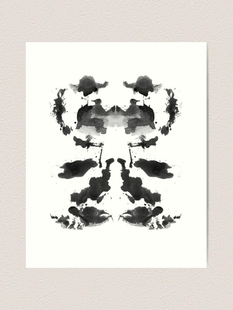 Rorschach Test, Abstract Designs - Magic Land Art Board Print for Sale by  klyngiant