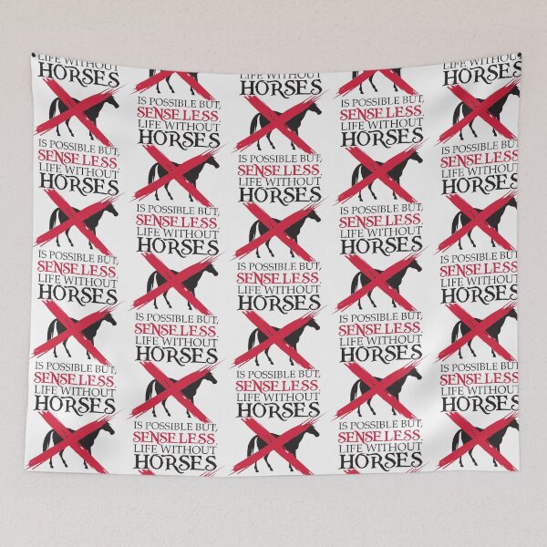 Item preview, Life without horses is possible but senseless designed and sold by nektarinchen.