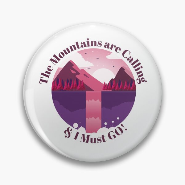 Item preview, The Mountains are Calling & I must go - Magenta designed and sold by Unaiza Khalid.
