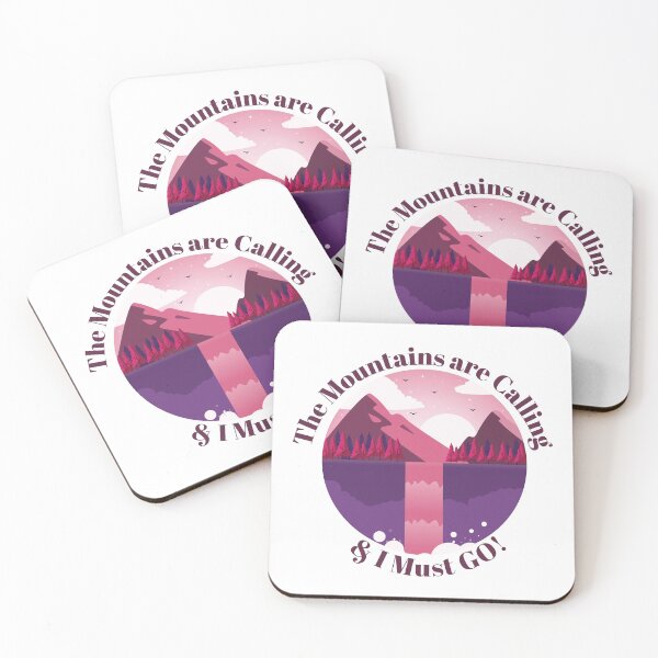 Item preview, The Mountains are Calling & I must go - Magenta designed and sold by Unaiza Khalid.