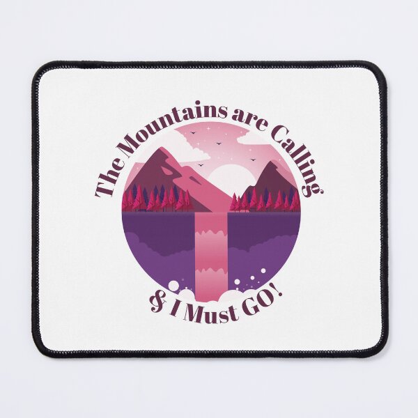 Item preview, The Mountains are Calling & I must go - Magenta designed and sold by Unaiza Khalid.