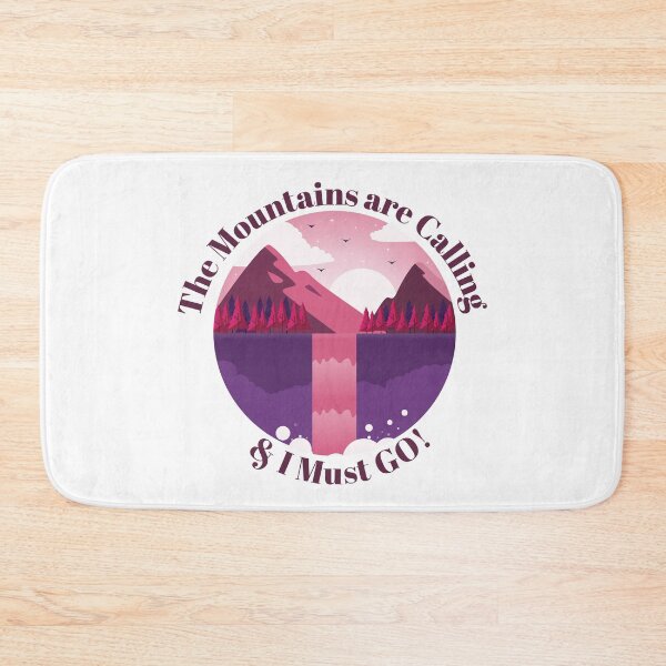 Item preview, The Mountains are Calling & I must go - Magenta designed and sold by Unaiza Khalid.