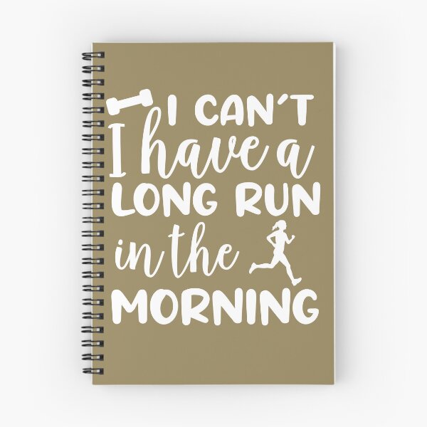 Item preview, I Can't I Have A Long Run In The Morning Funny Running Gift for Women designed and sold by ZANKELLO.
