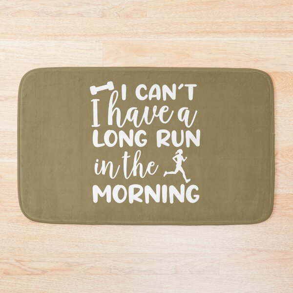 Item preview, I Can't I Have A Long Run In The Morning Funny Running Gift for Women designed and sold by ZANKELLO.