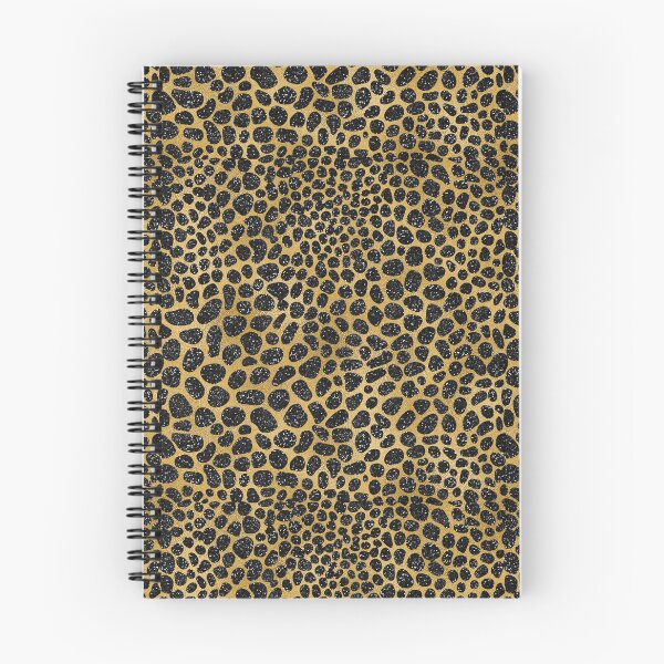 Item preview, Leopard Pattern Black Gold Animal Skin Pattern Gift Premium Art Apparel Essential Motivation Inspiration Joy Mood  Funny Cat Halloween designed and sold by DesignByHeartUK.