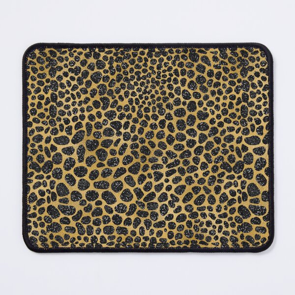 Item preview, Leopard Pattern Black Gold Animal Skin Pattern Gift Premium Art Apparel Essential Motivation Inspiration Joy Mood Funny Cat Halloween designed and sold by DesignByHeartUK.