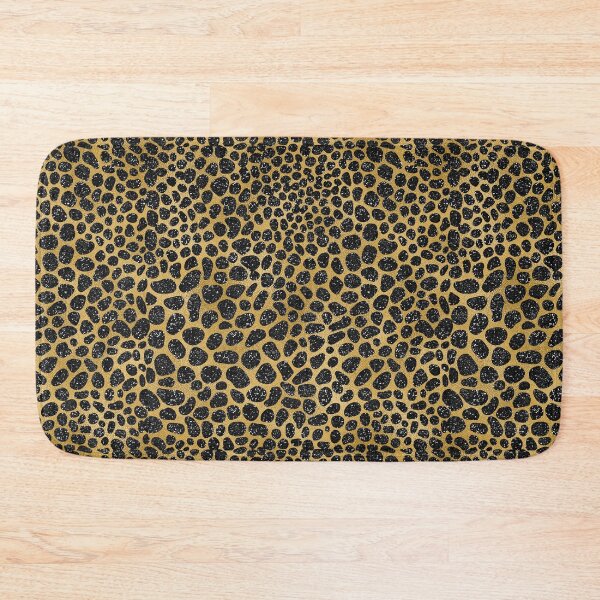 Item preview, Leopard Pattern Black Gold Animal Skin Pattern Gift Premium Art Apparel Essential Motivation Inspiration Joy Mood  Funny Cat Halloween designed and sold by DesignByHeartUK.